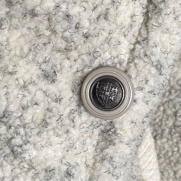 Vintage Tudor Court Button Front Speckled Fleece Jacket/Shacket Women's Size Med - Picture 7 of 16